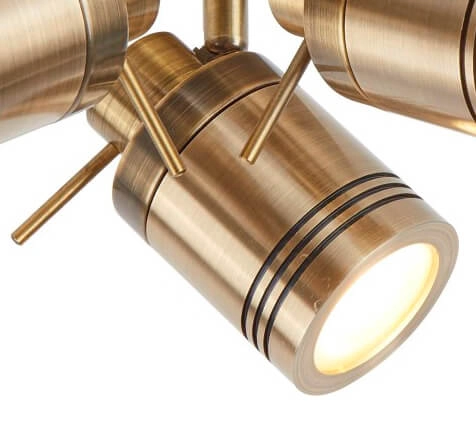 Antiker Badezimmerstrahler Samson Bronze Searchlight 5053423096759