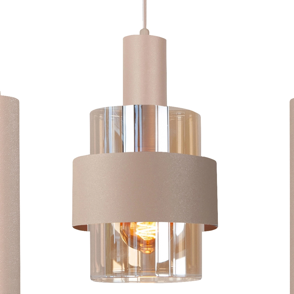 Esstisch-Pendellampe Marrone 7L – Sand Highlight 8718379052101