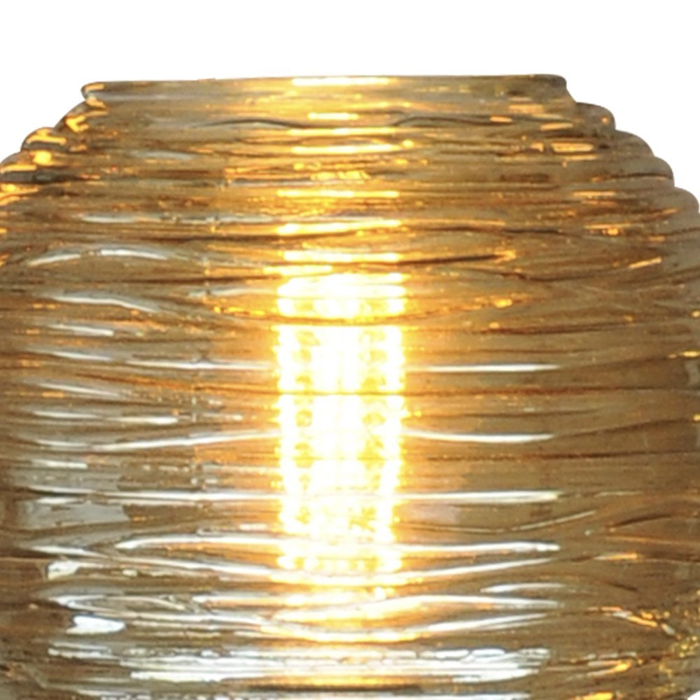 Wandlampe Quinto schwarz mit gestreiftem Glas Masterlight 8718121247939