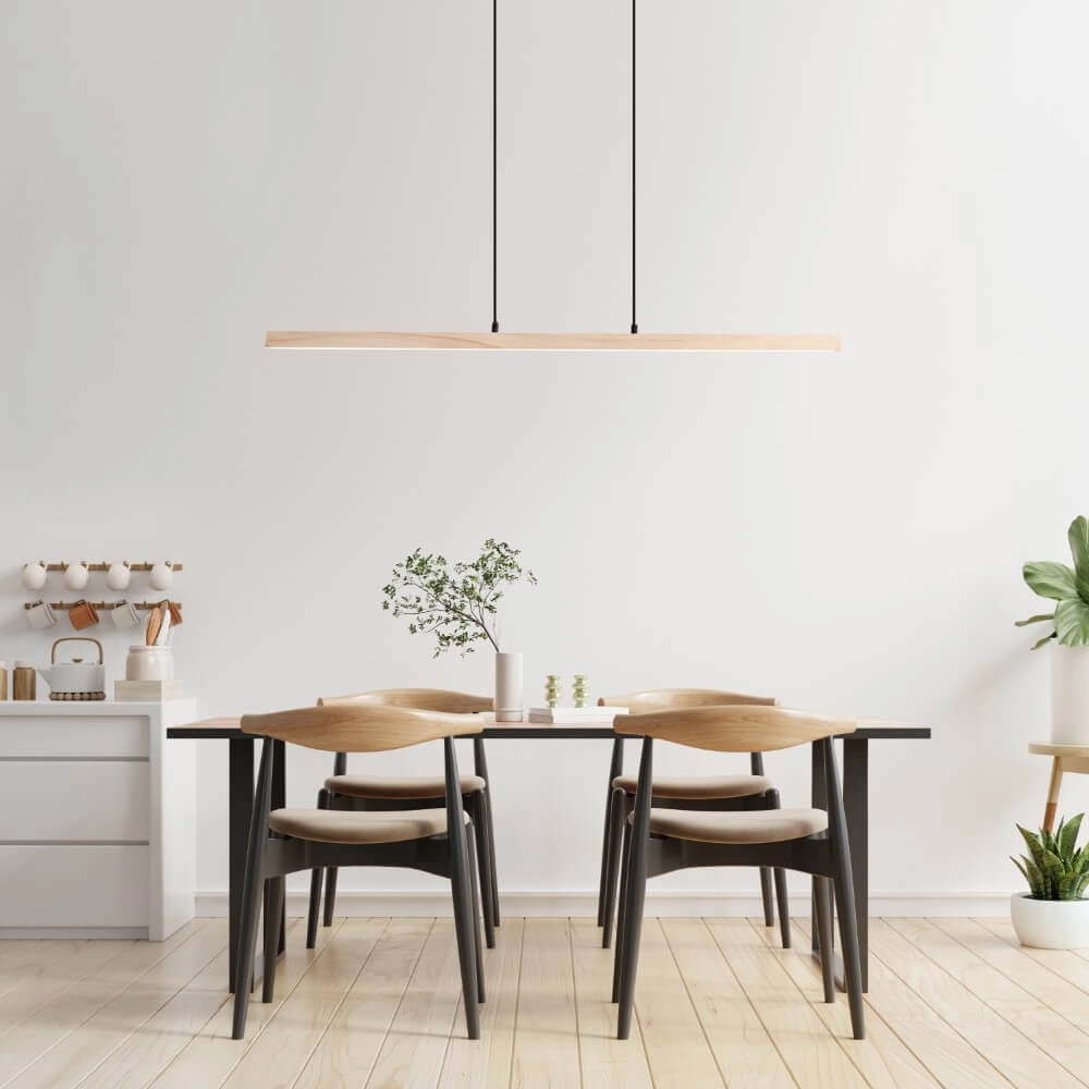 Hängelampe aus Holz Arion 150cm Brilliant 4004353425806