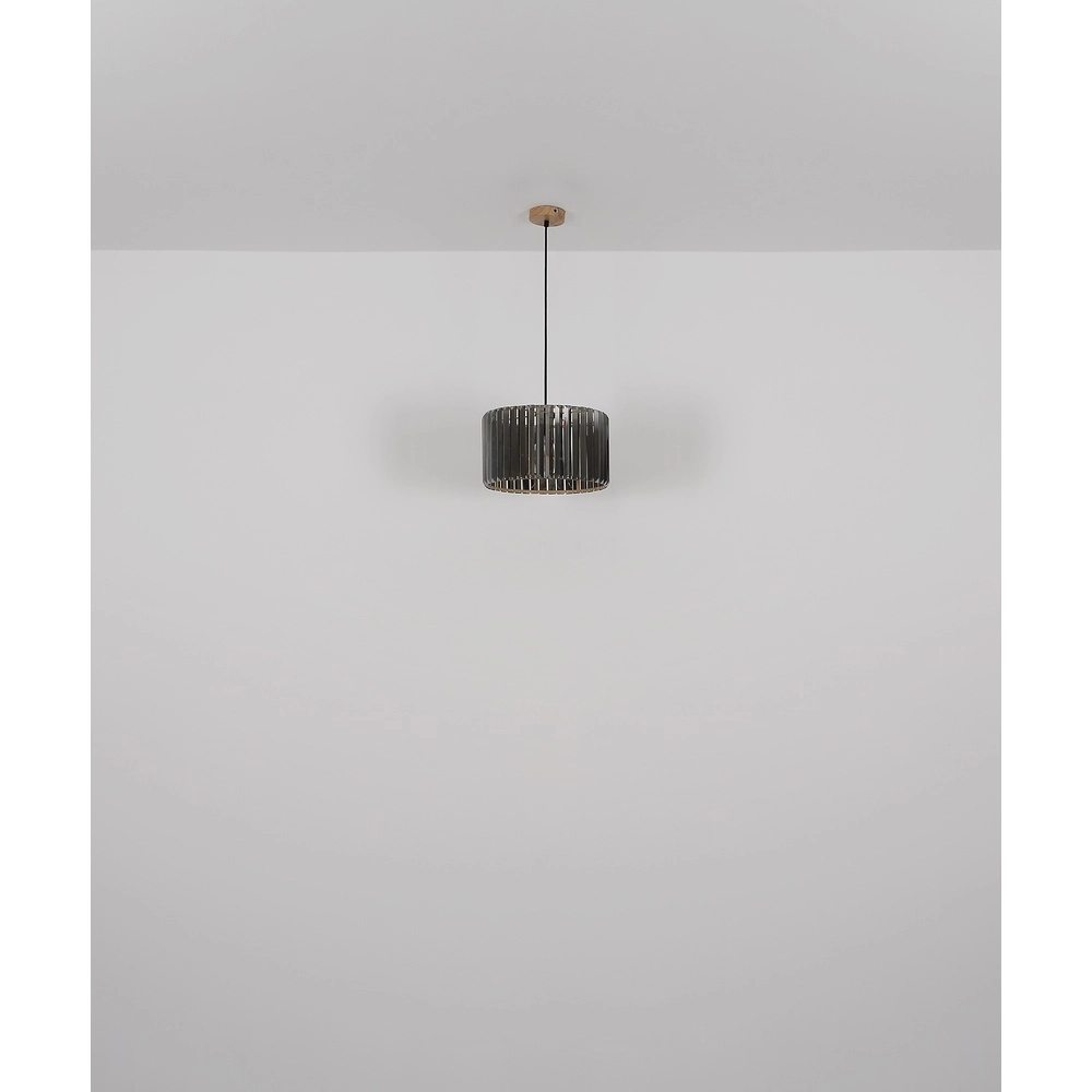 Pendellampe Run Holz Ø 35cm Globo 9007371513963