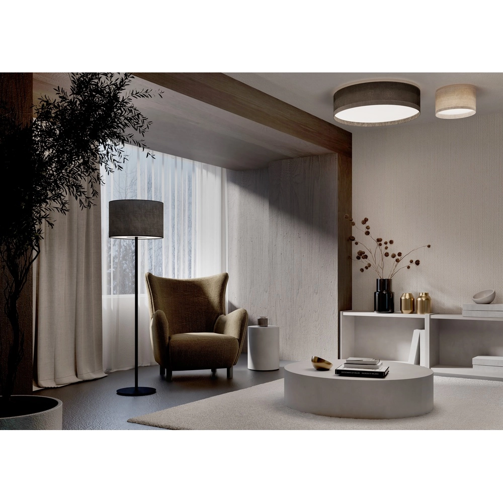 Deckenlampe Cedro sandbraun Ø 35 cm Lyora 5903139116701