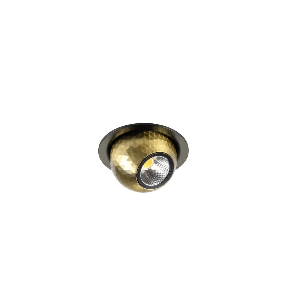 Einbaustrahler Dysko schwarz mit gold SLV 4024163316712