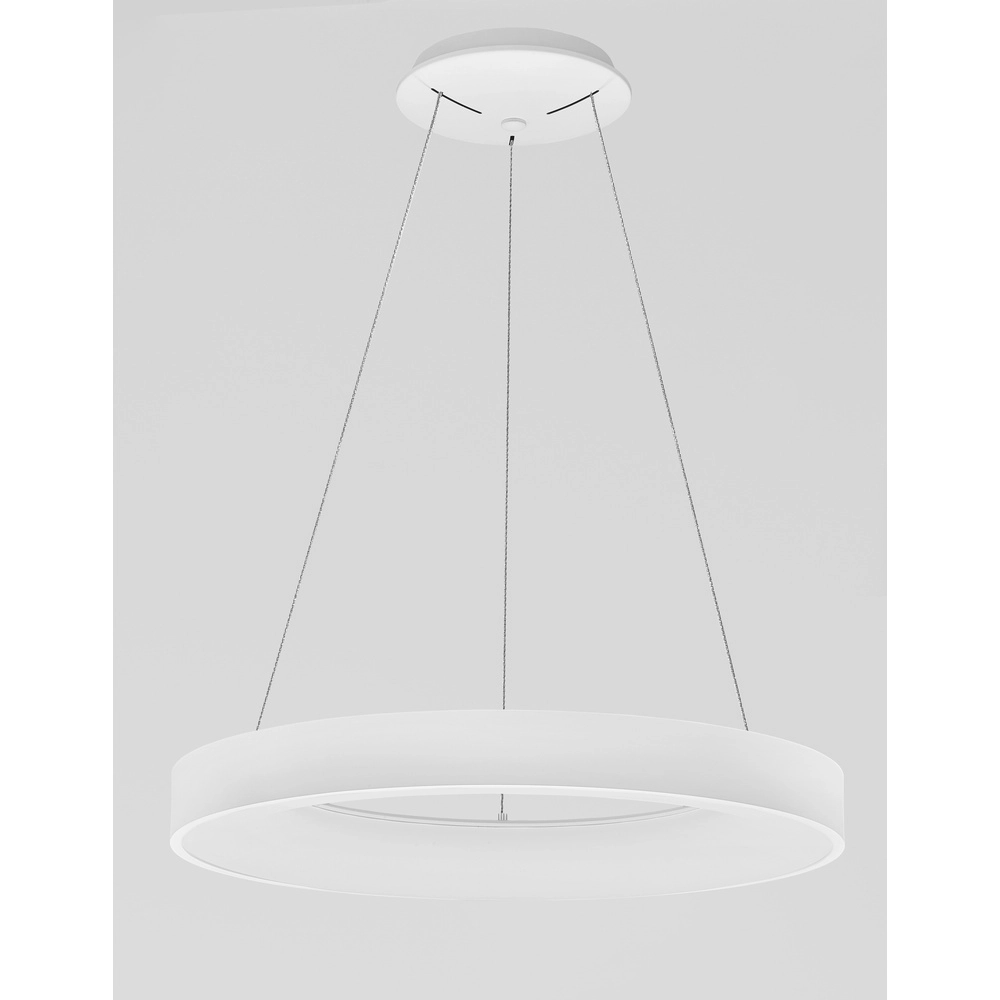 Pendelleuchte Rando Thin weiß Ø 60cm Lyora 5212017420213