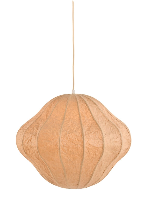 Braune Pendelleuchte Sukau Ø 50cm