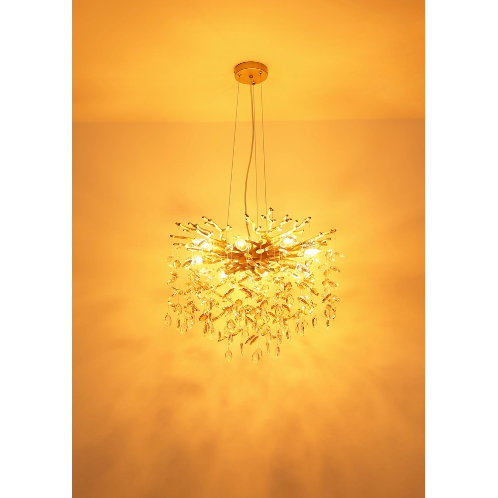 Pendellampe Queena gold Ø 80cm Globo 9007371522682