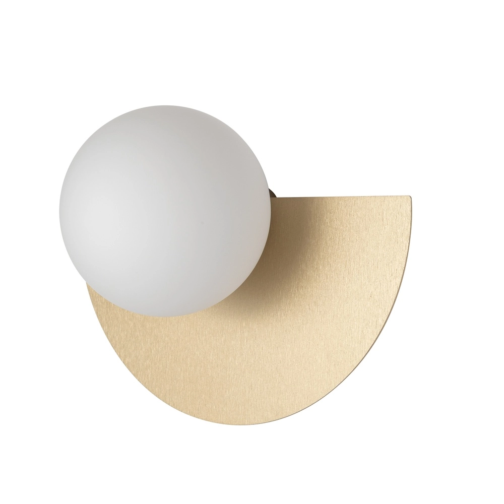 Design-Wandlampen-Hälfte Saturn Gold Lyora 5903139125987
