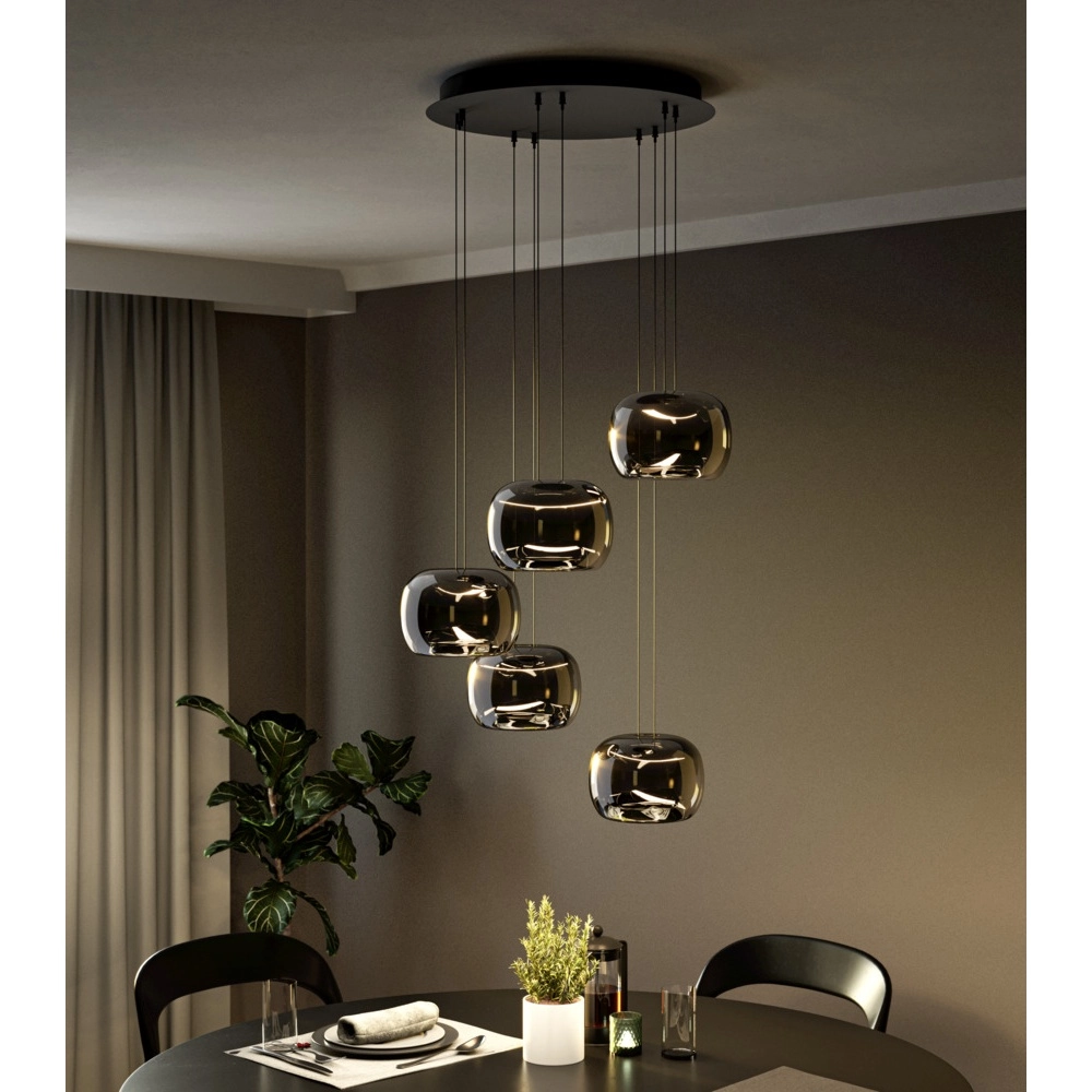 Design-Pendelleuchte Hortunas 5-flammig Eglo 9008606339228