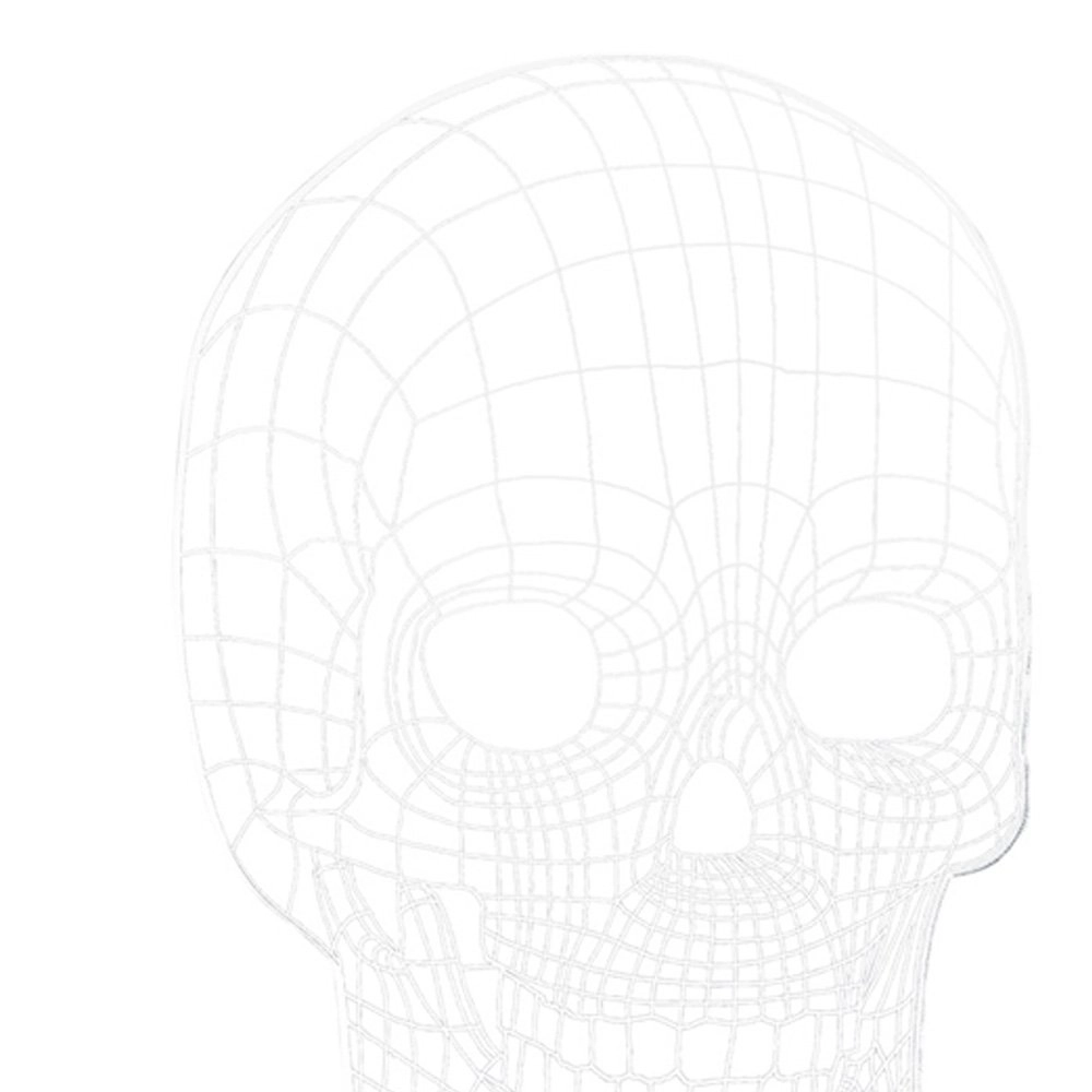 LED Tischlampe Skull Schädel Trio 4017807358841