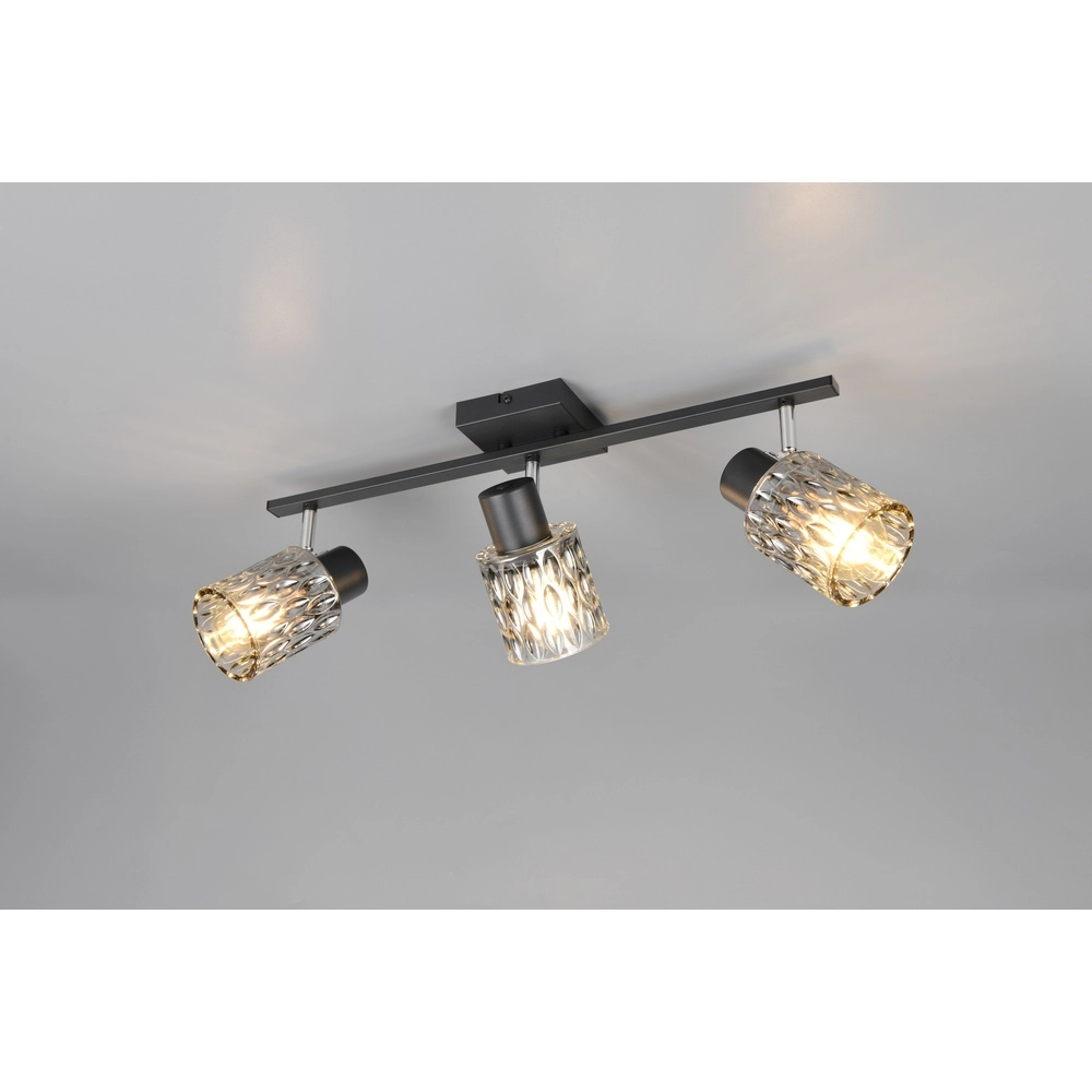 Deckenlampe Jack schwarz 3-flammig Trio 4017807643879