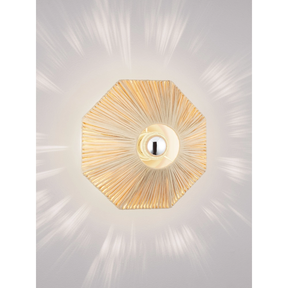 Japandi Wandlampe Elvio Ø 30cm Lyora 5212017493880