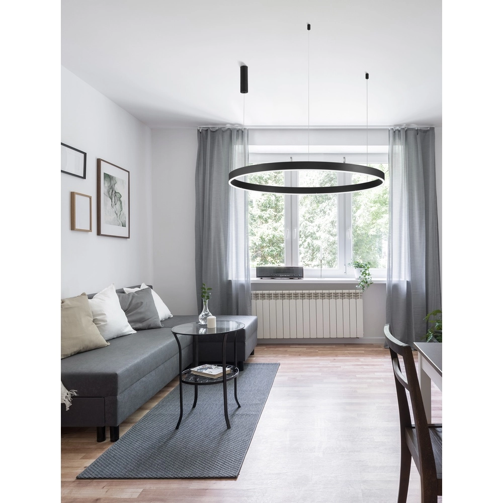 Pendelleuchte Motif schwarz Ø 120cm 2700-6500K Lyora 5212017443700