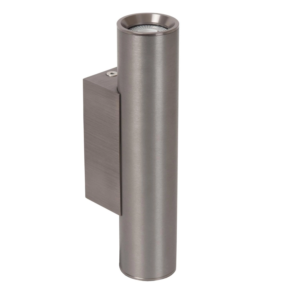 Hoch- und Abwärtslicht Dupla metallisch-grauer Mini GU10