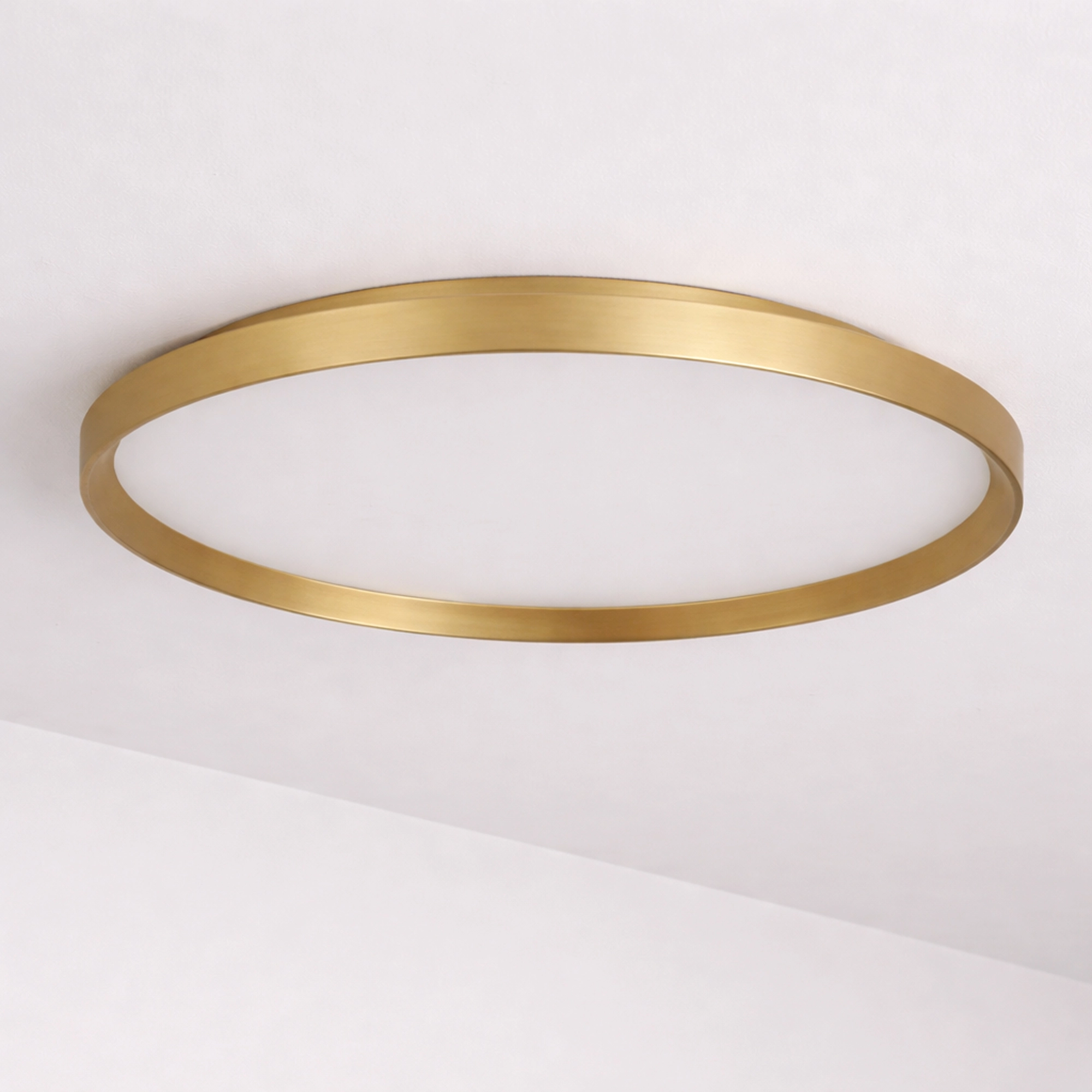 Elegante Deckenlampe Prisma gold Ø 45 cm Lyora 5053423315270