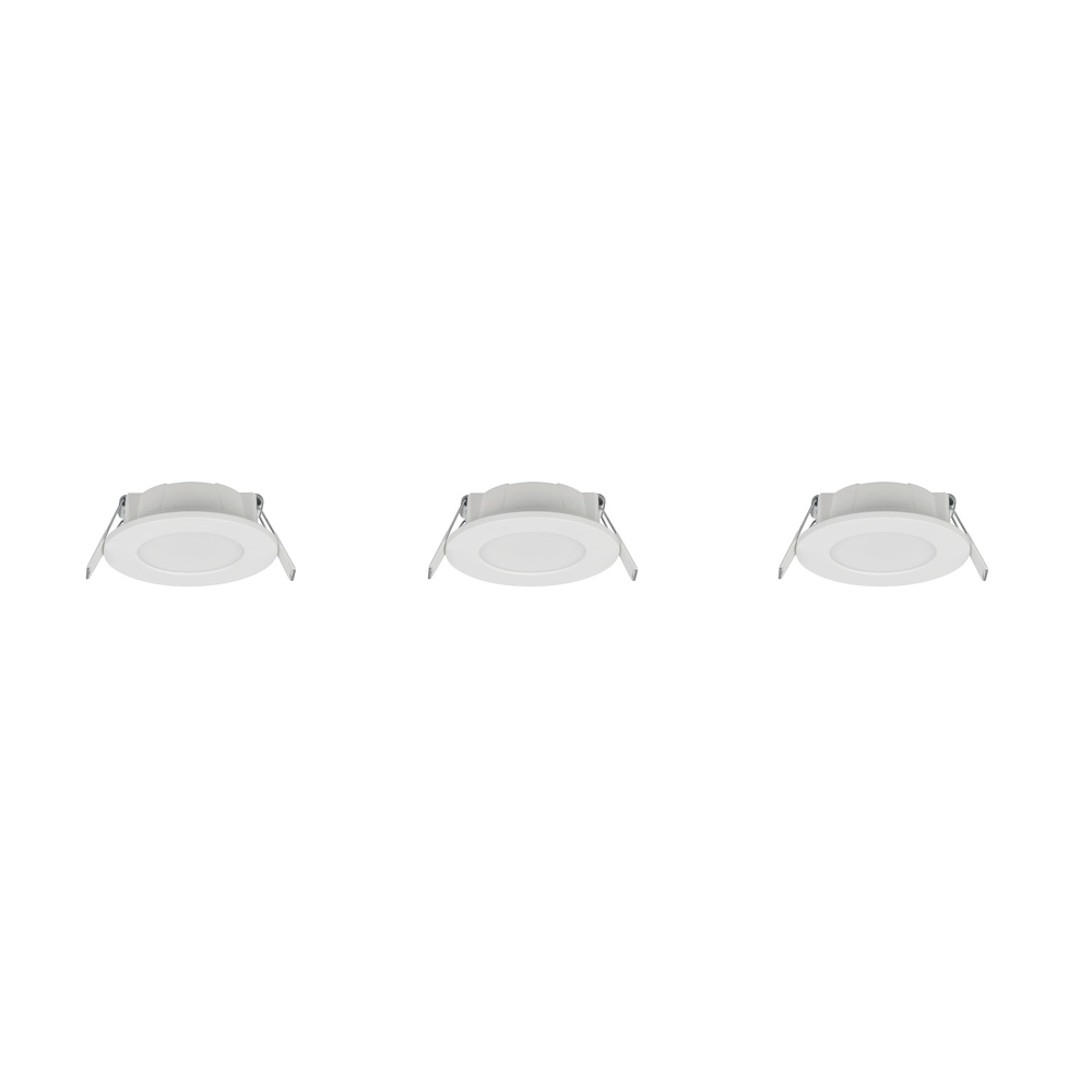 Set mit 3 Einbaustrahlern Himal weiß IP65