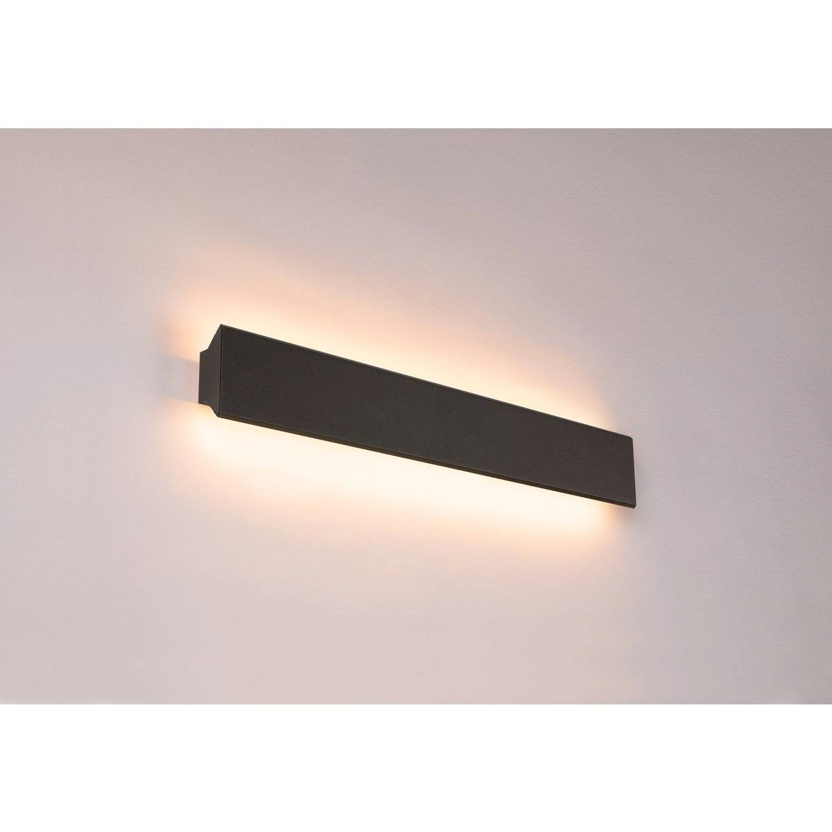 Längliche Wandleuchte Direto 60cm schwarz SLV 4024163248907