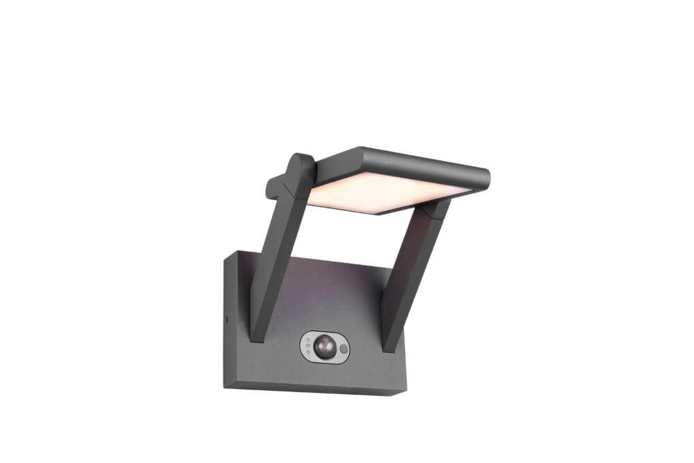 Hybrid-Solar-Wandleuchte Malawi mit Sensor Trio 4017807622508