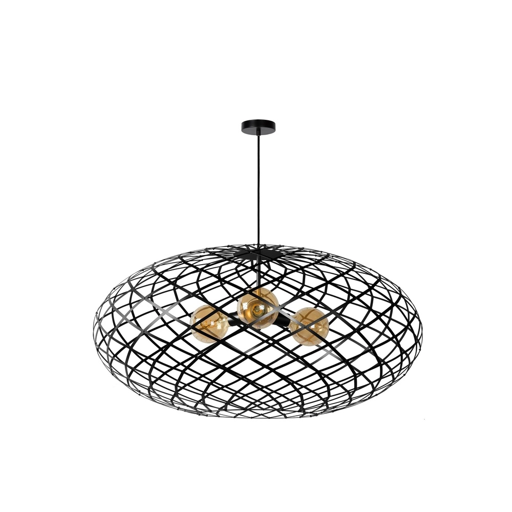 Vide Pendellampe Wolfram 3-Licht Schwarz