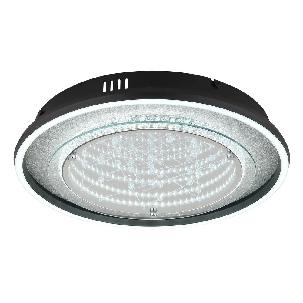 Schwarze Deckenlampe Mirrora Ø 40cm Globo 9007371566853