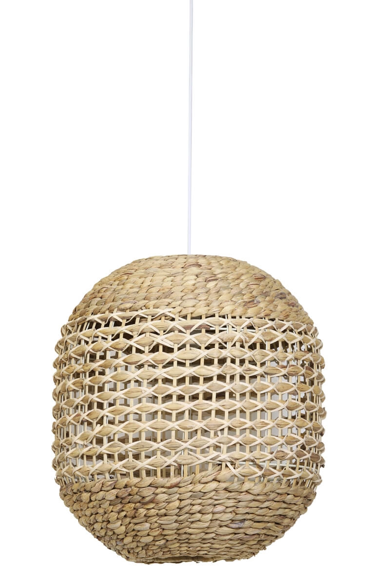 Geflochtene Pendelleuchte Tripoli Ø 42cm