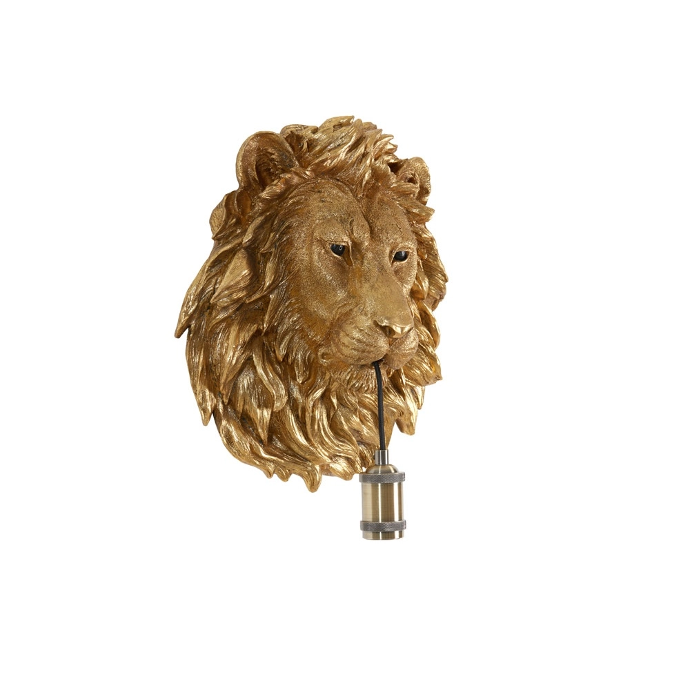 Wandlampe Lion Bronzener Löwe Light & Living 8717807641085