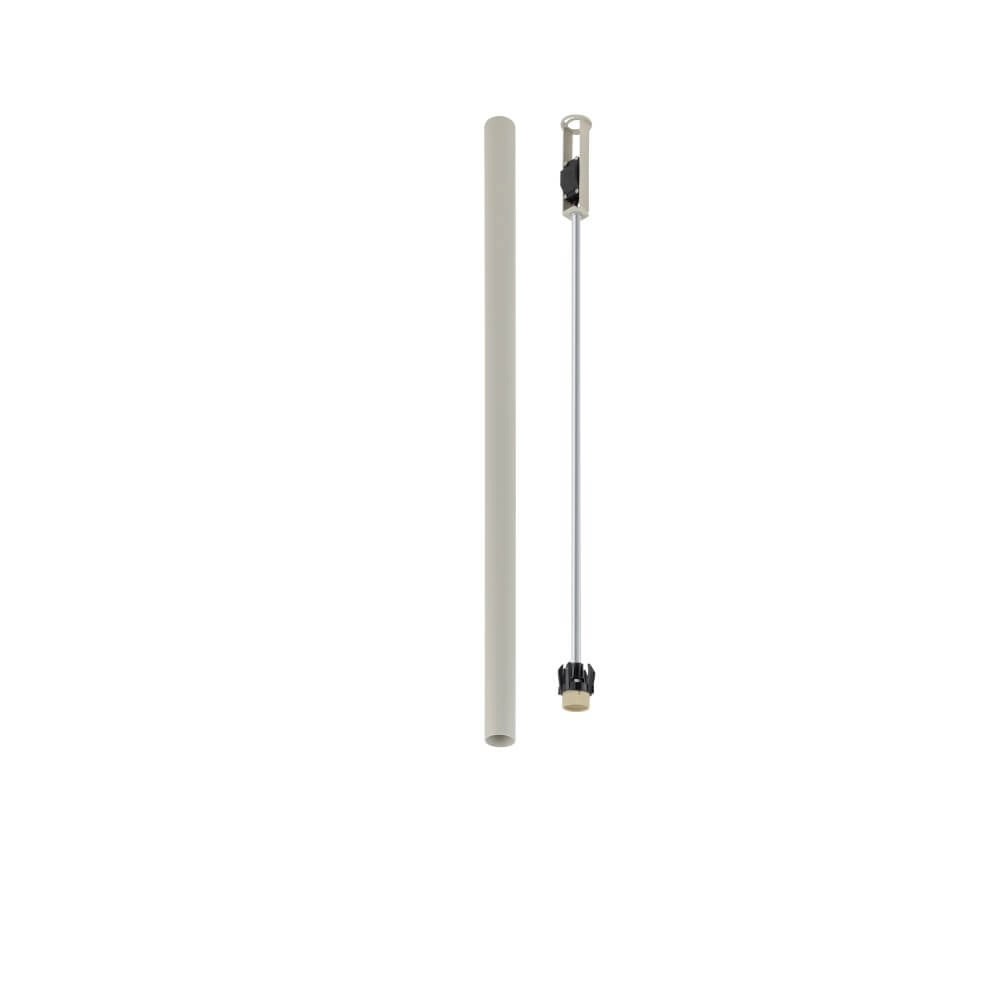 Langer Aufbaustrahler Fourty M 75cm - hellgrau Lyora 5903139108867