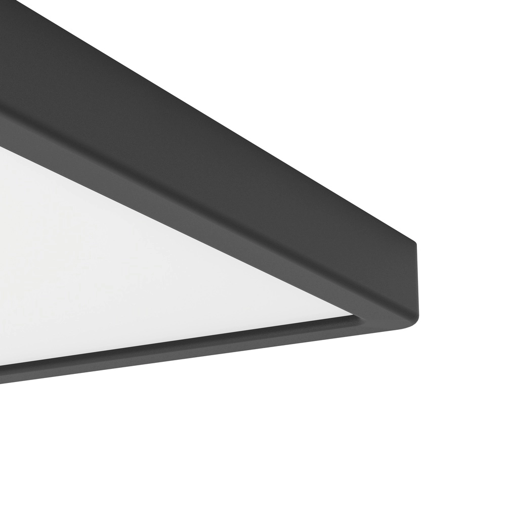 LED-Deckenlicht Fueva 6 Quadrat – Schwarz – 39x39 cm Eglo 9008606330133