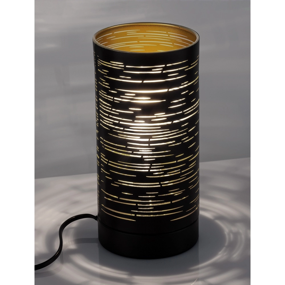 Tischlampe Zane schwarz Lyora 5212017432438