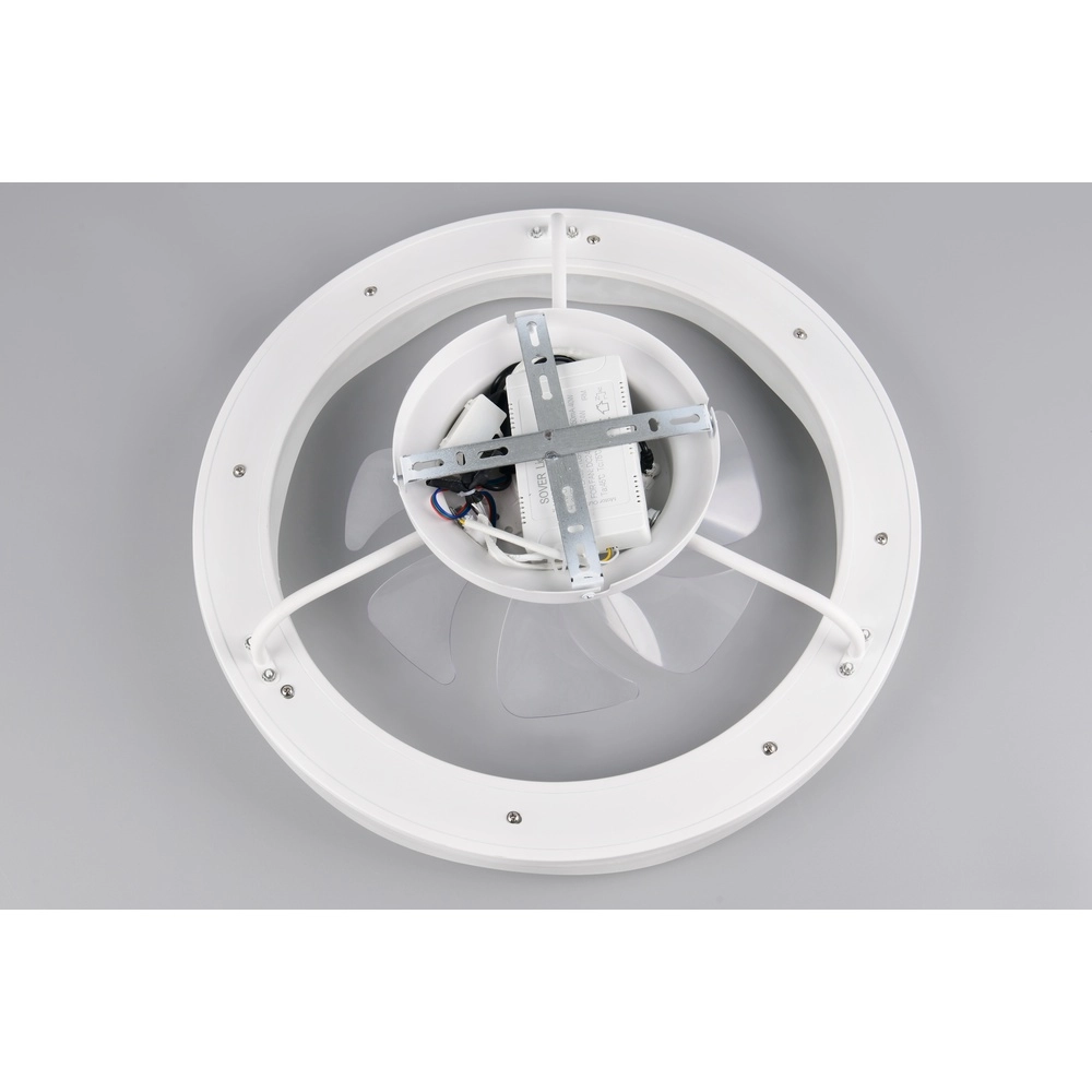 Weißer Fächer Skaulo Entwurf Ø 50cm Trio 4017807698831