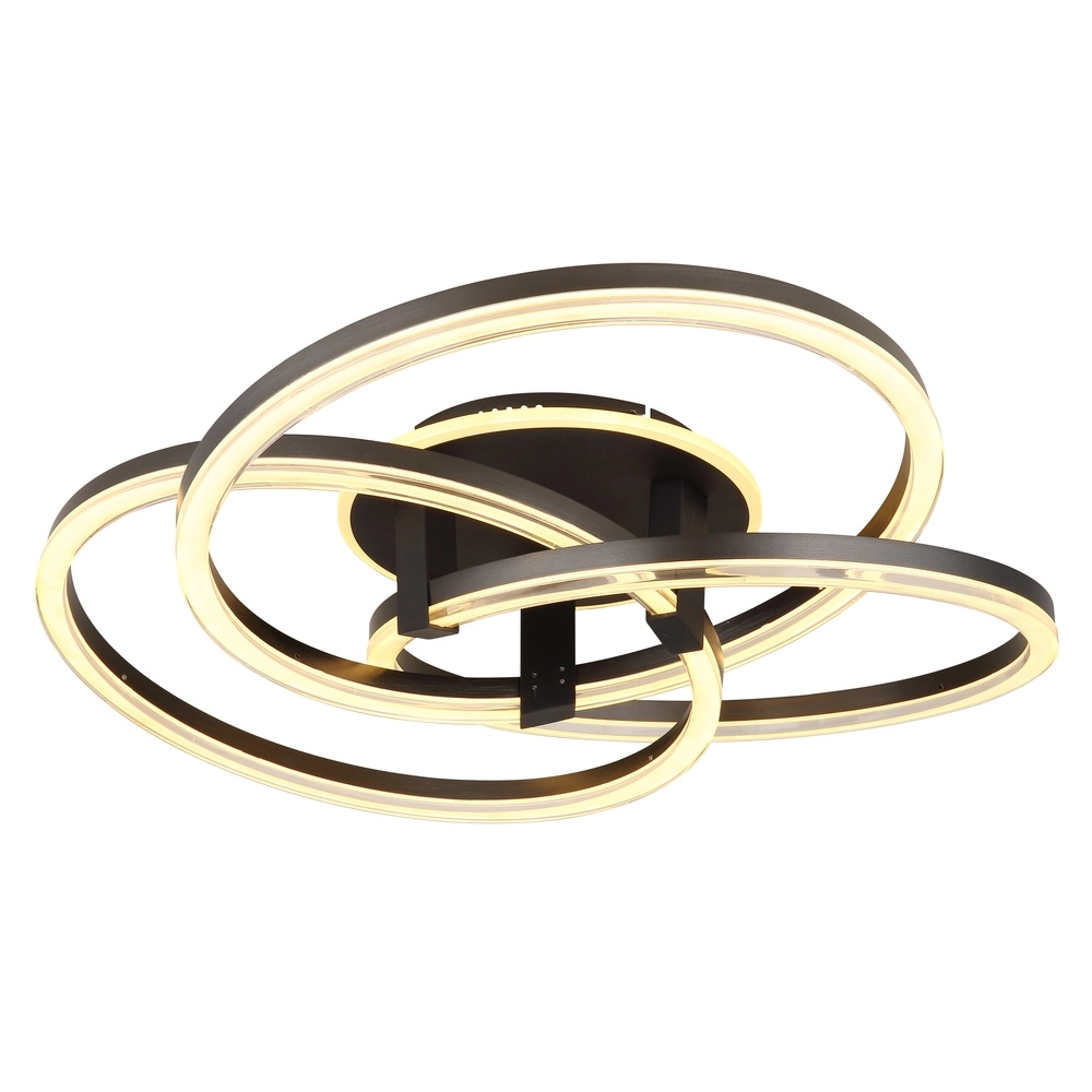 Design-Deckenlampe Tris Anthrazit Globo 9007371510405