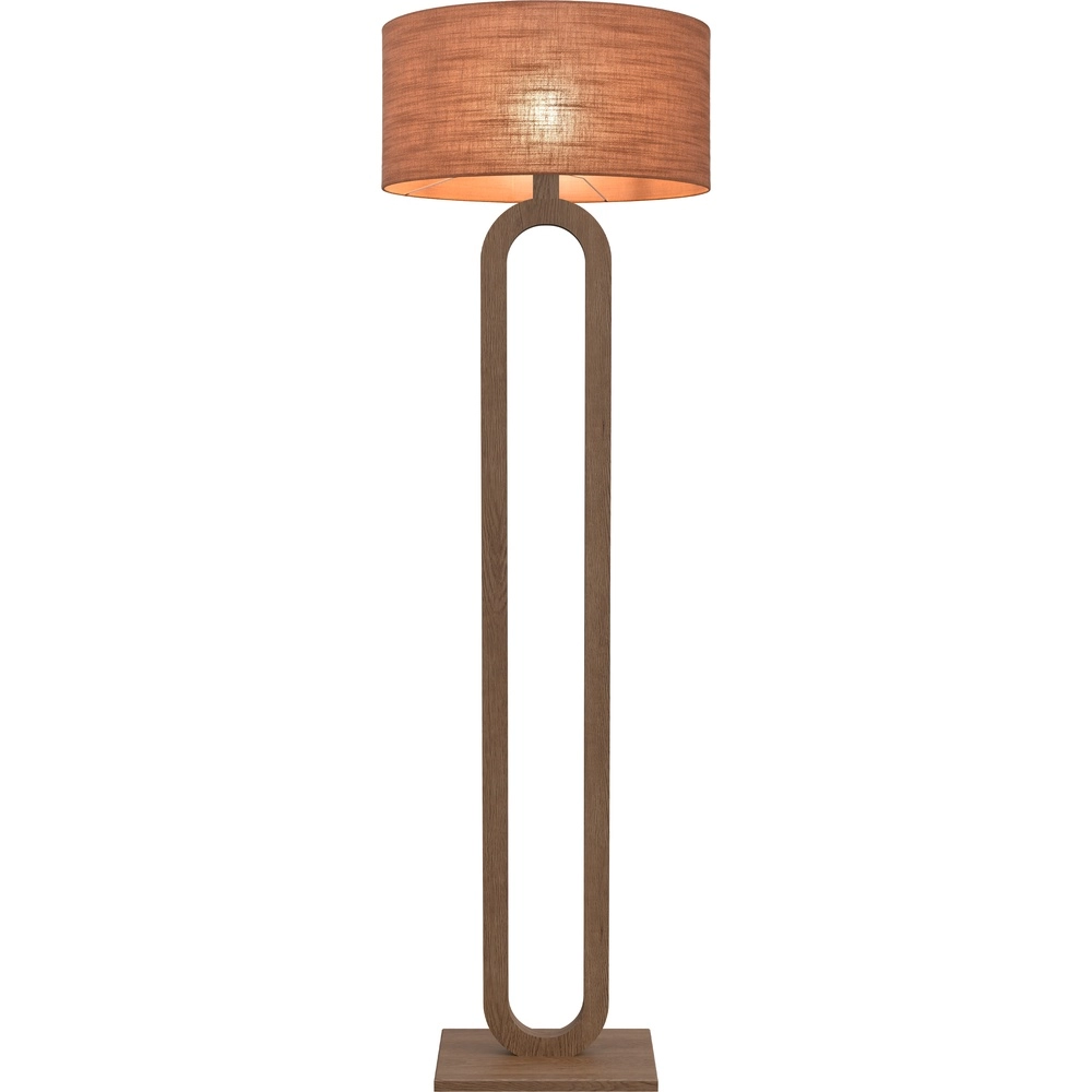 Stehlampe Sino Loop Dunkles Holz Masterlight