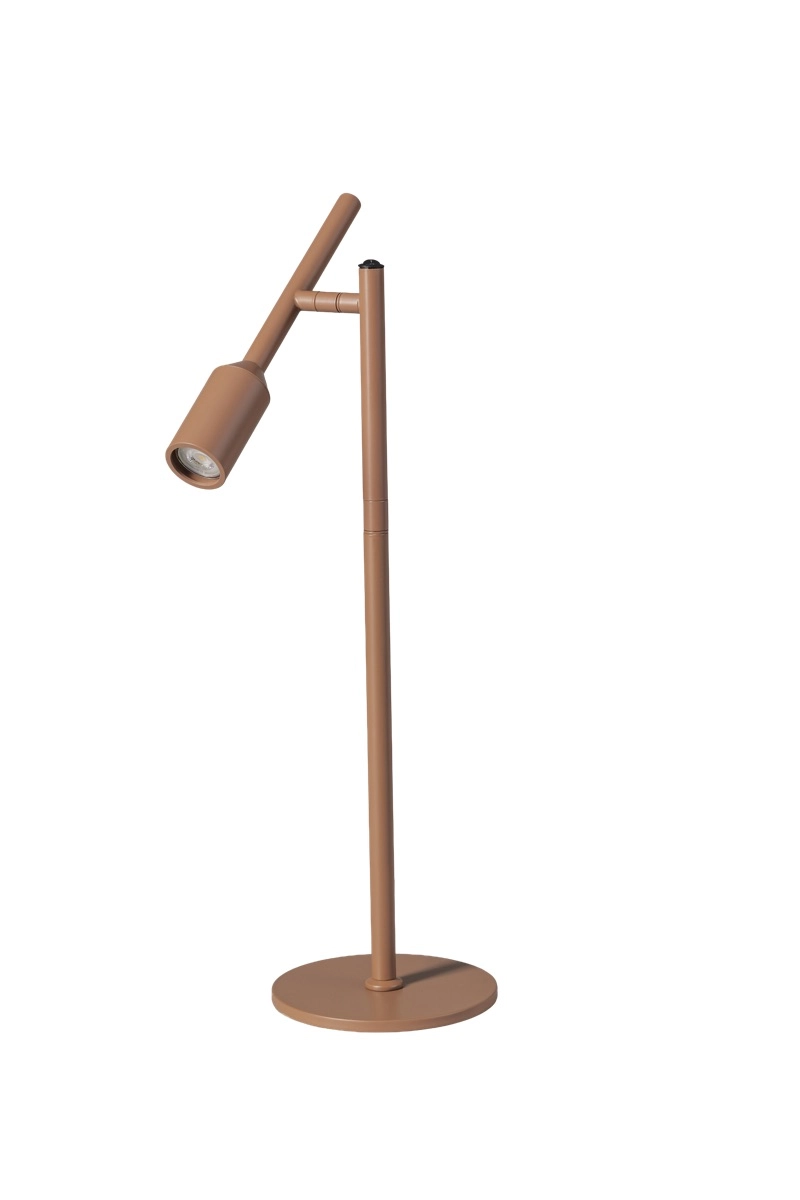 Schreibtischlampe Dirk 1x GU10 – Mocha Mousse