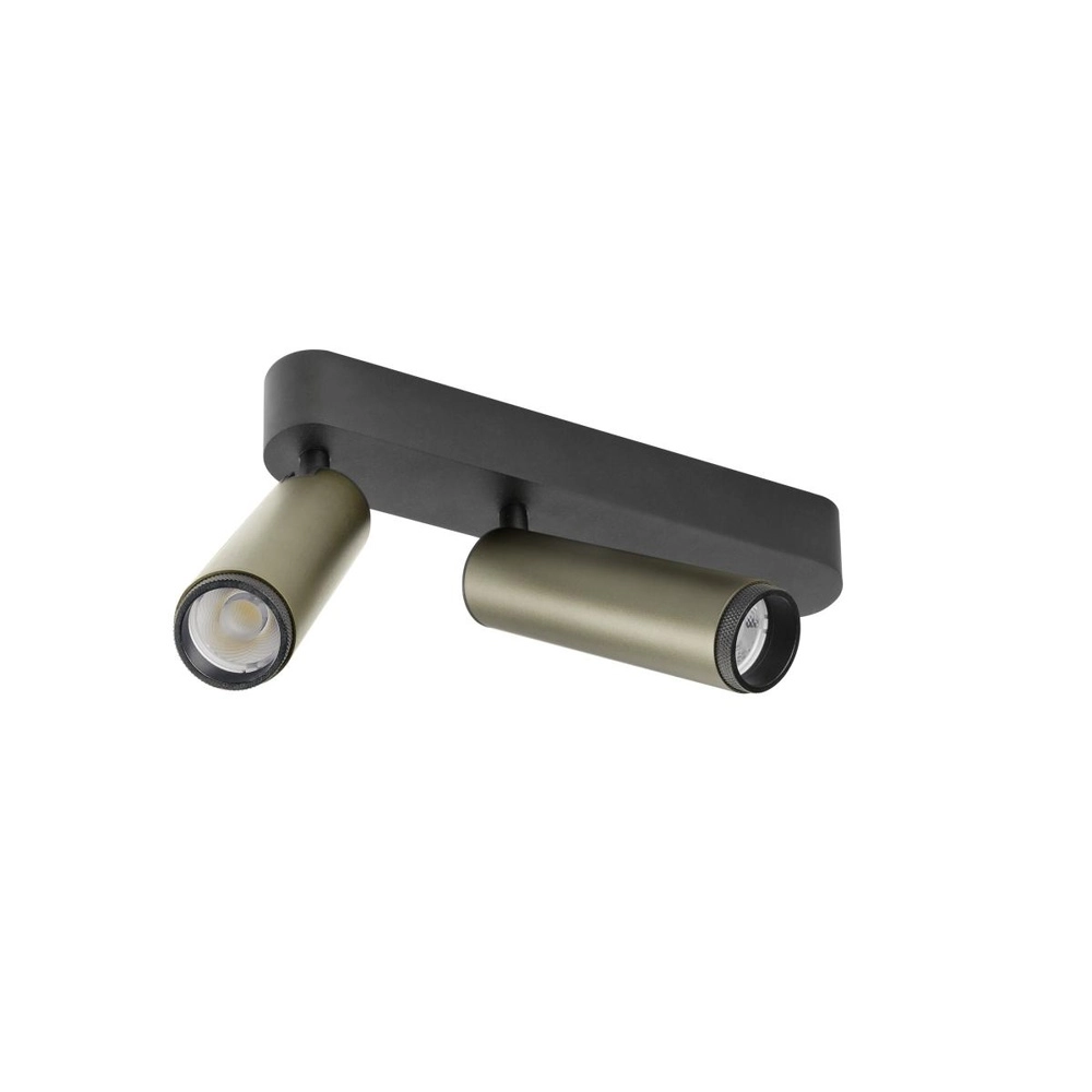 Aufputz-Spot Grip! M 2-flammige Bronze 2700K SLV 4024163304566