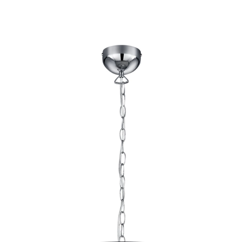 Pendelleuchte Loreley 50 cm mit Kristall - schwarz mit gold Trio 4017807354102