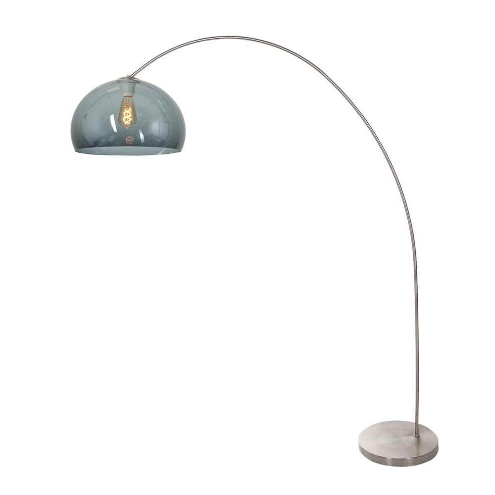 Bogenlampe Solva Metall mit Rauchglas Steinhauer 8712746174946