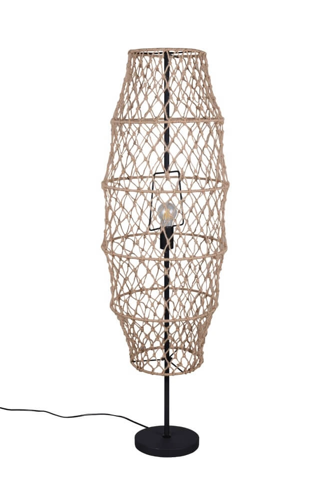 Stehleuchte aus Rattan Hive Ø 38cm Trio 4017807637243