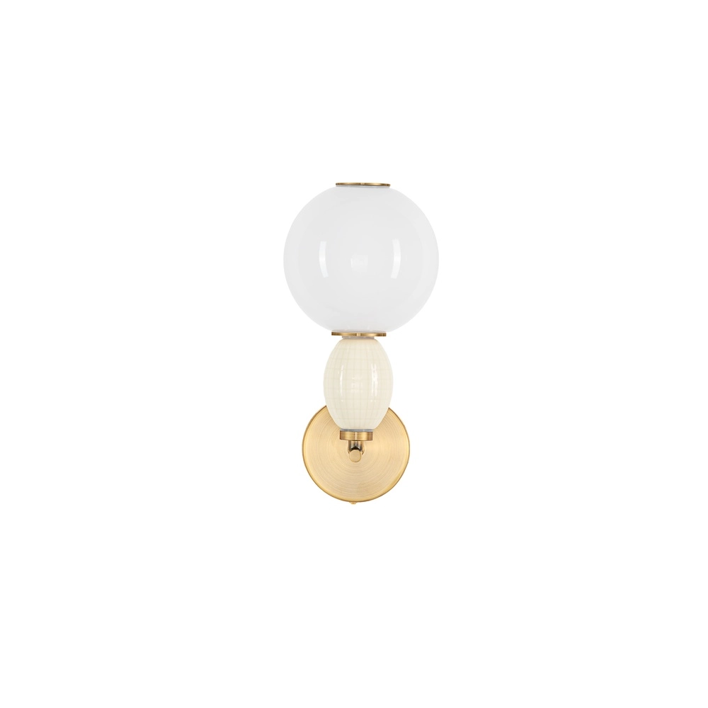 Wandleuchte Obrie Gold mit Weiß Lyora 5212017484215