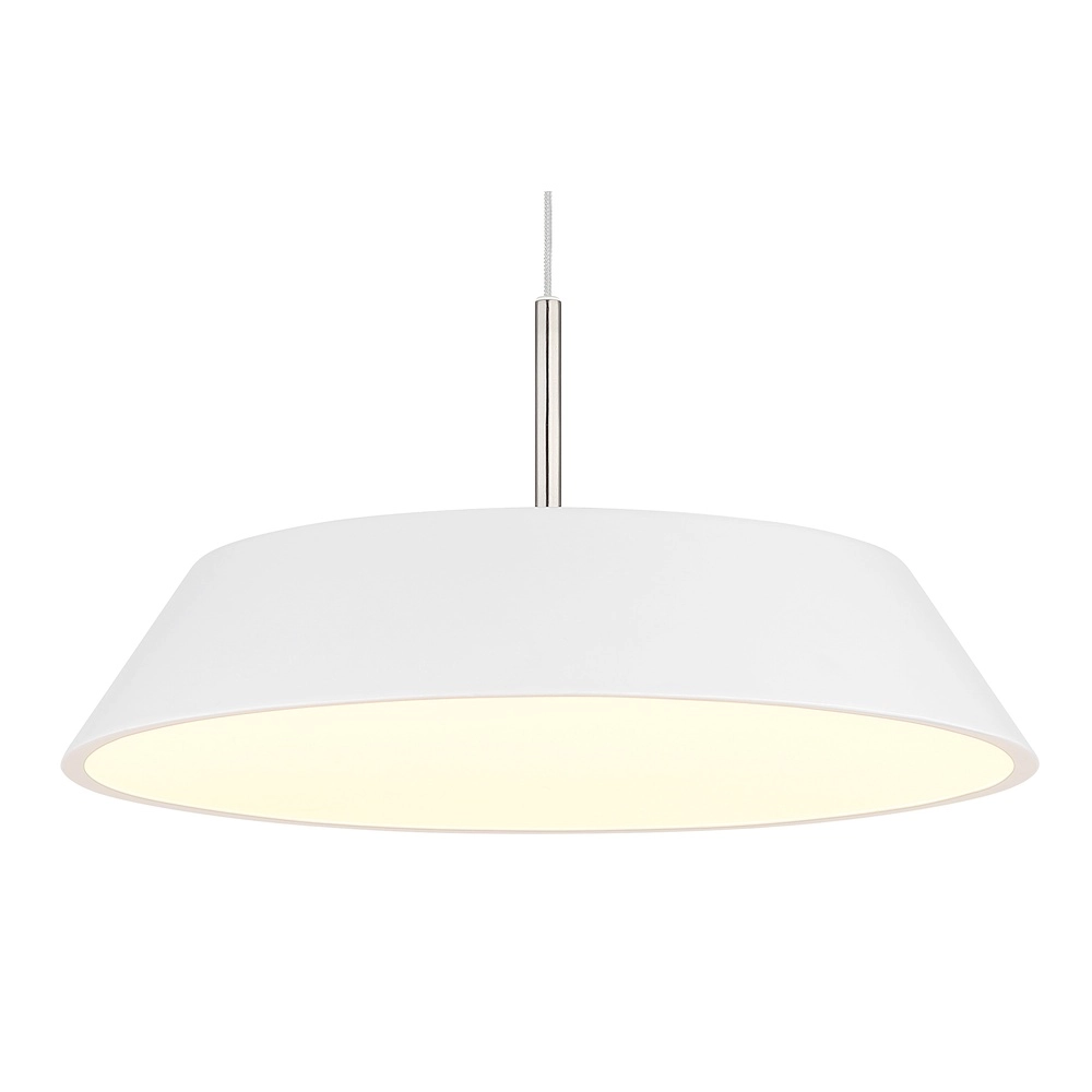 Elegante Pendellampe Silena weiße Ø 40cm Globo 9007371586233