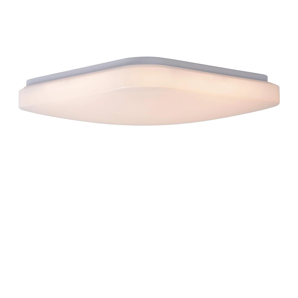 Quadratische Deckenlampe Otis 28 cm weiß Lucide 5411212791344