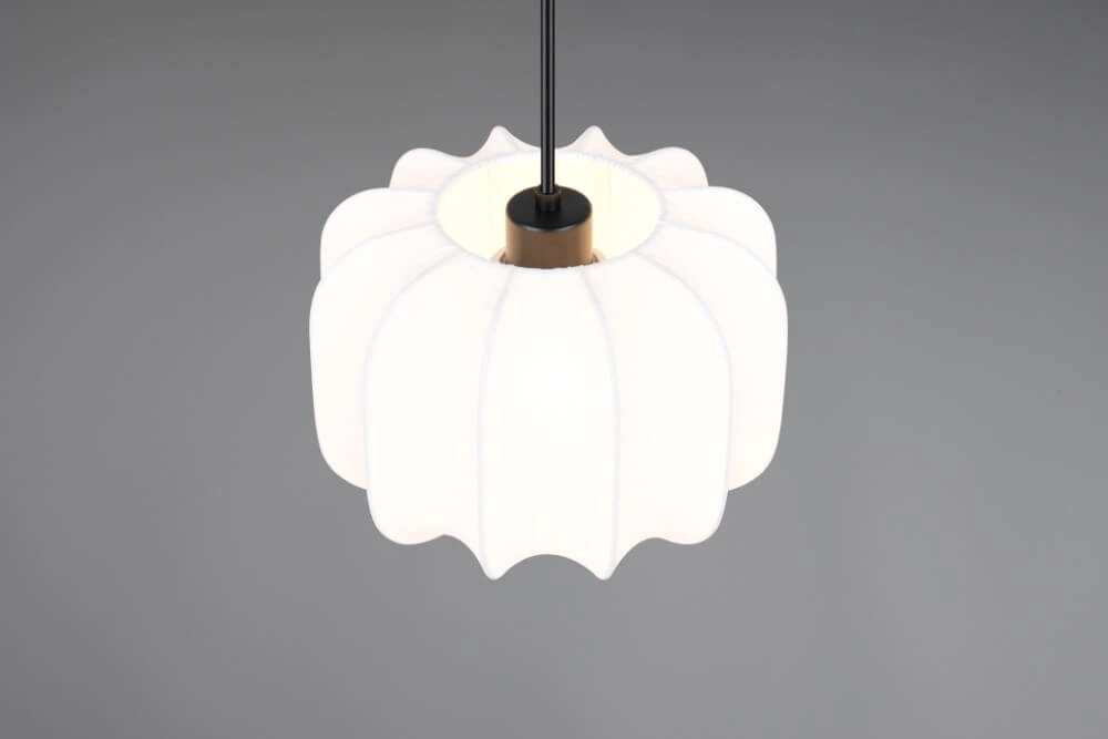 Weiße Design-Pendelleuchte Madleine Ø 25cm Trio 4017807637465