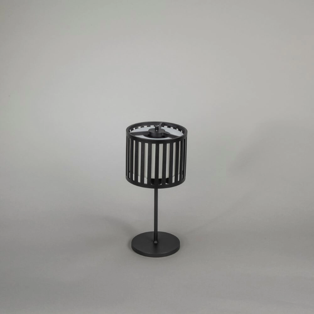 Einzigartige Tischlampe Bottle schwarz wiederaufladbar KonstSmide 7318308377520