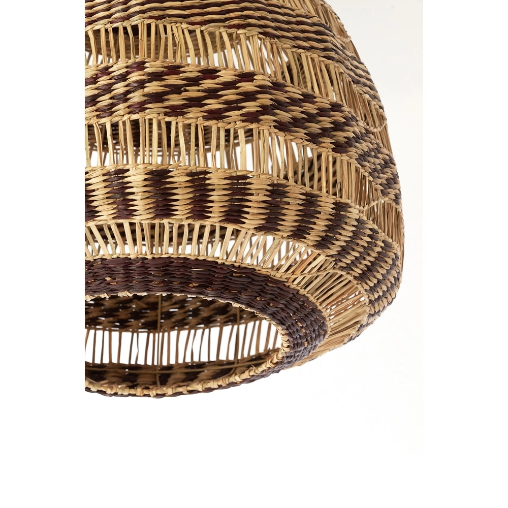 Rattan-Pendellampe Soluna Ø 47 cm – dunkelbraun, natürlich. Light & Living 8717807836764