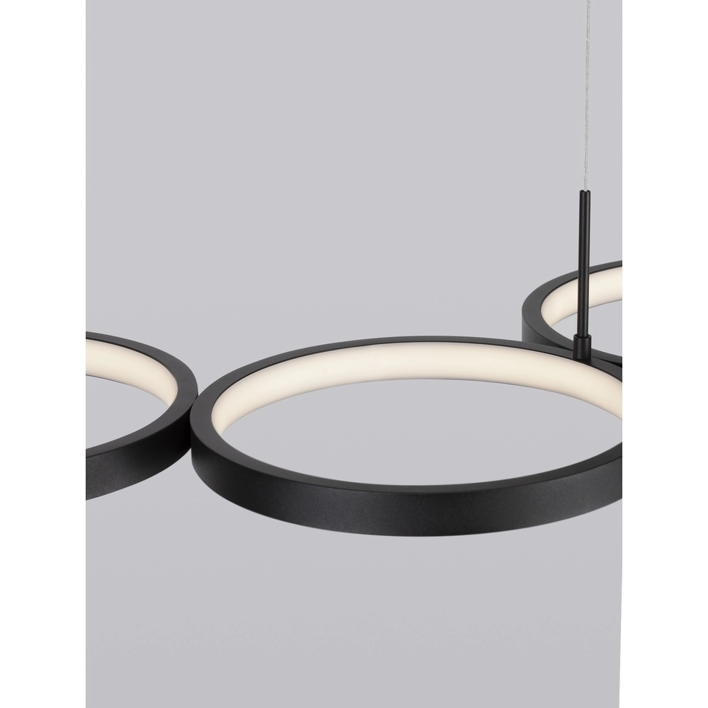 Moderne Pendelleuchte Magnus schwarz 84cm Lyora 5212017433183