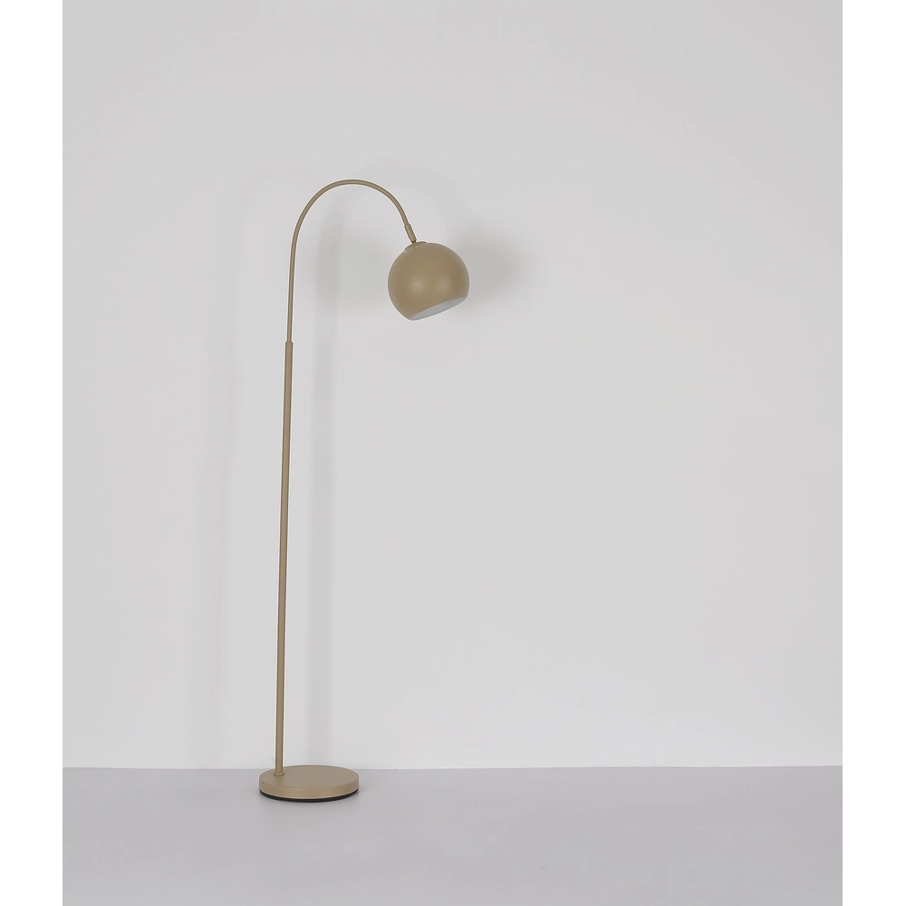 Moderne Stehleuchte Benno sandbraun Globo 9007371507566