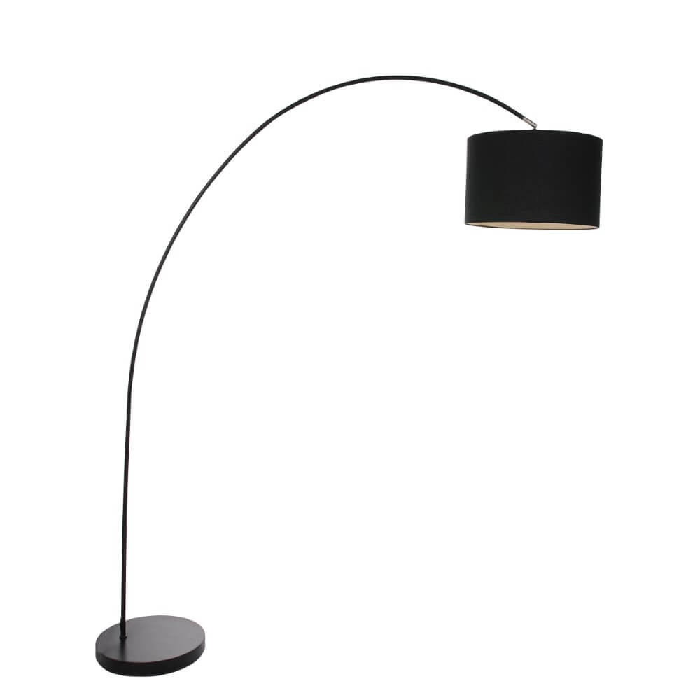 Schwarze Bogenlampe Solva Steinhauer 8712746123333