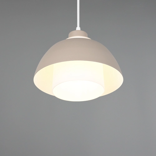 Design-Pendellampe Tilos sandbraun Ø 23 cm Trio 4017807690088