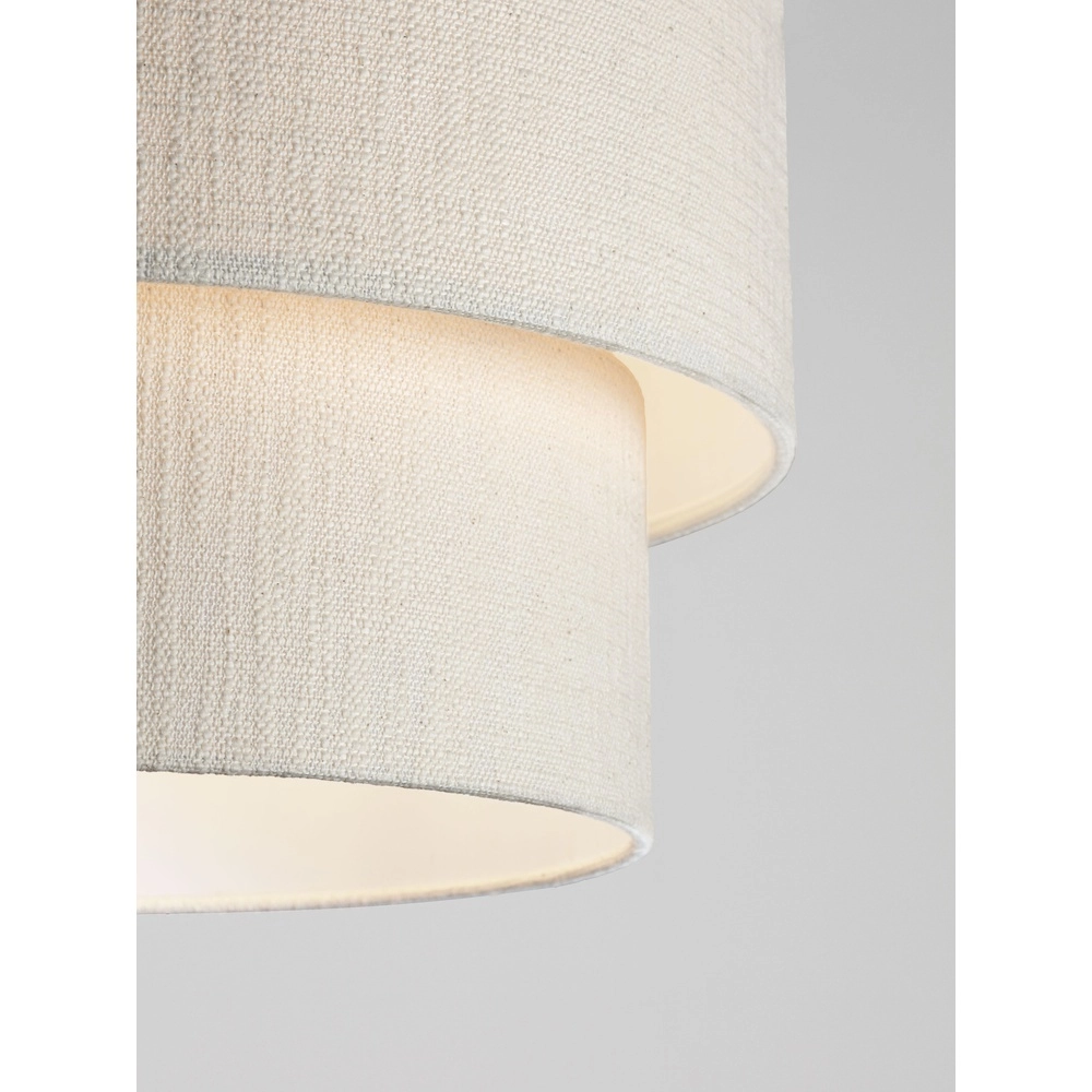 Leinen-Pendellampe Karen Ø 50cm Lyora 5212017493965