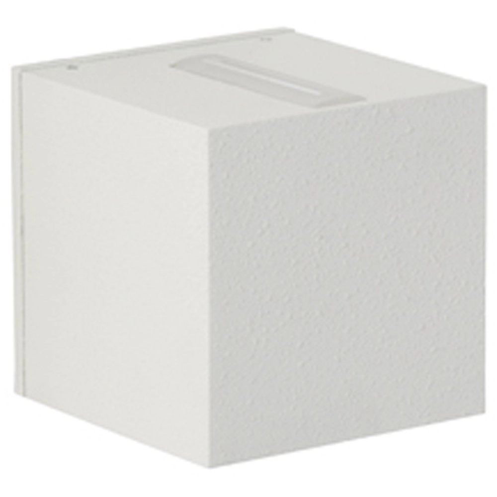 Quadratische LED-Wandleuchte Lino 10,5 cm - weiß