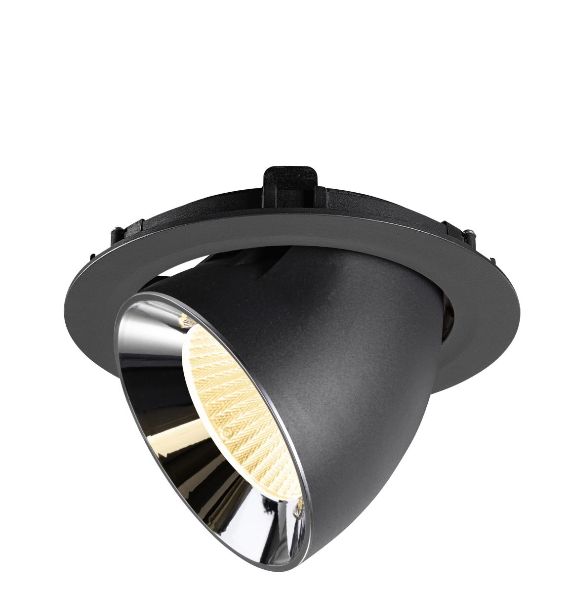 Einbau-Strahler Numinos Gimble XL schwarz/chrom 3000K - 40gr SLV 4024163308670