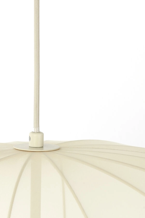 Japandi Pendelleuchte Plumeria creme Ø 60cm Light & Living 8717807651435